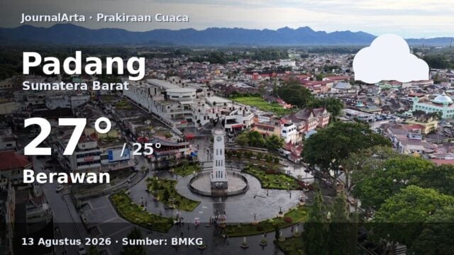 Prakiraan cuaca Padang hari ini