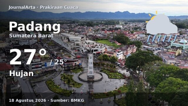 Prakiraan cuaca Padang hari ini