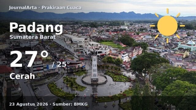 Prakiraan cuaca Padang hari ini