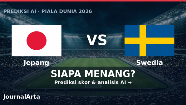 Prediksi AI: Jepang vs Swedia — Piala Dunia 2026
