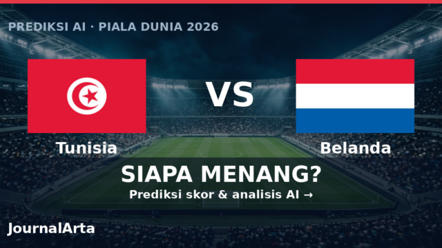 Prediksi AI: Tunisia vs Belanda — Piala Dunia 2026