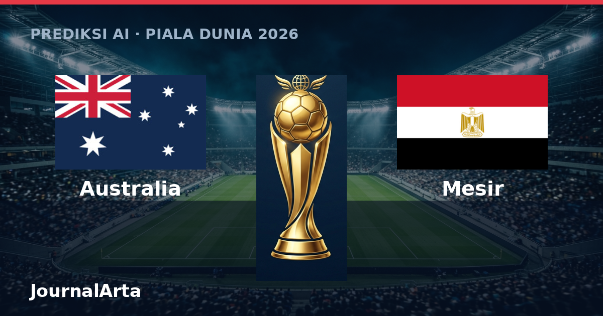 Prediksi AI Australia vs Mesir Piala Dunia 2026