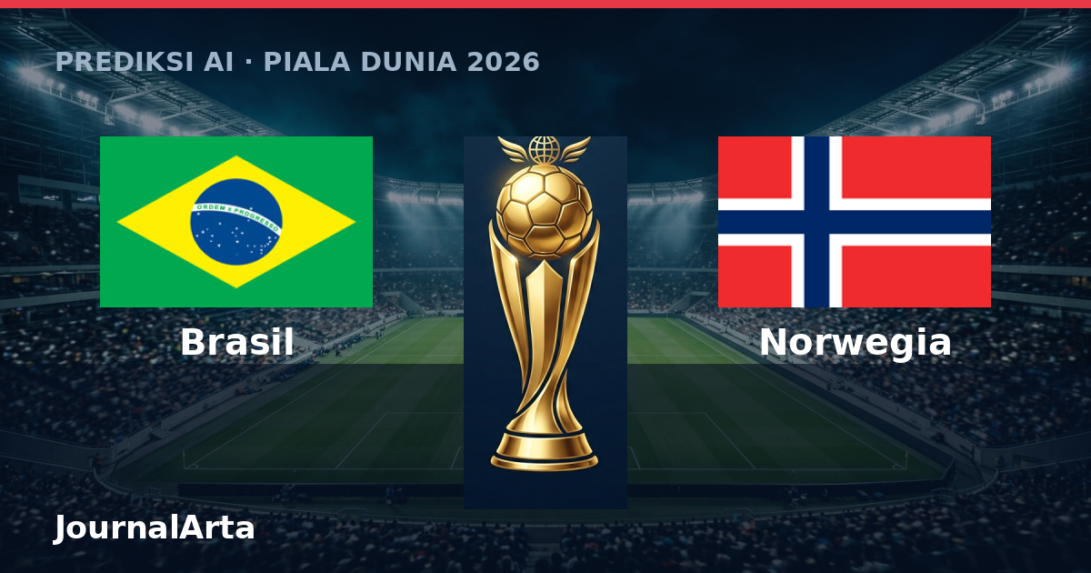 Prediksi AI Brasil vs Norwegia Piala Dunia 2026