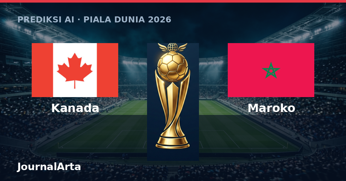 Prediksi AI Kanada vs Maroko Piala Dunia 2026
