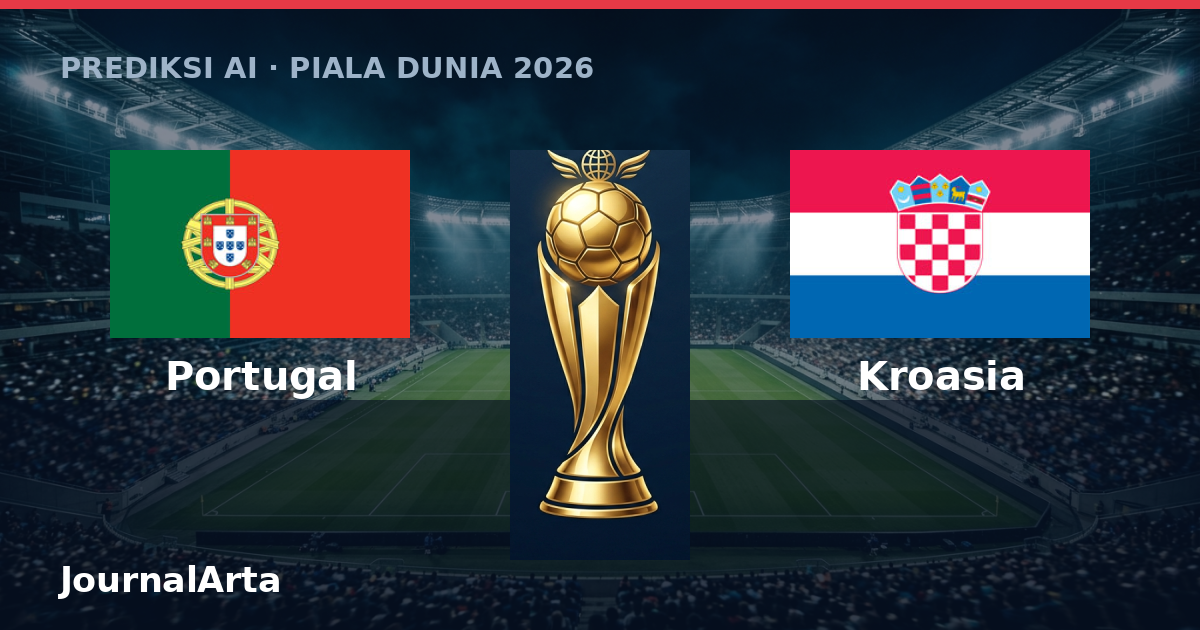 Prediksi AI Portugal vs Kroasia Piala Dunia 2026