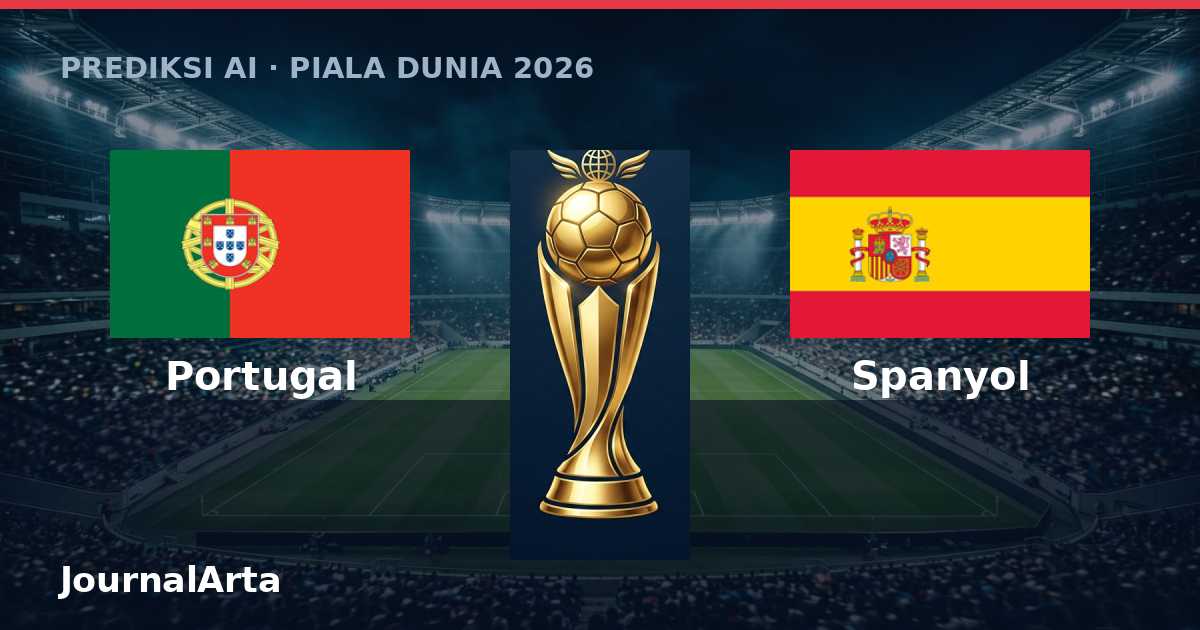 Prediksi AI Portugal vs Spanyol Piala Dunia 2026