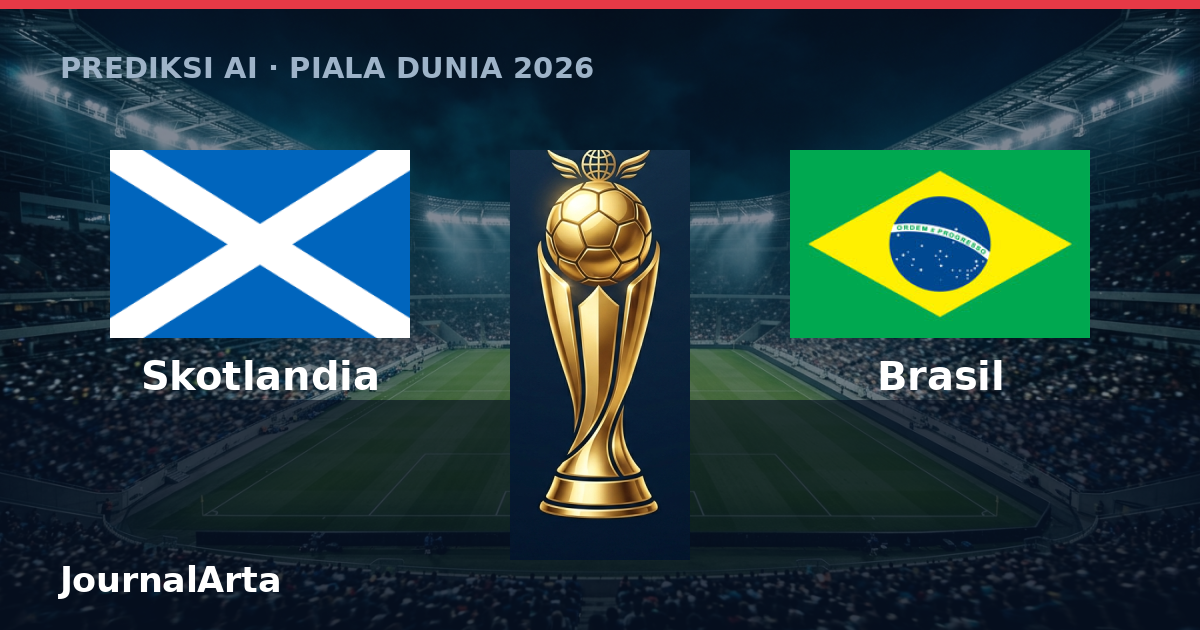Prediksi AI Skotlandia vs Brasil Piala Dunia 2026